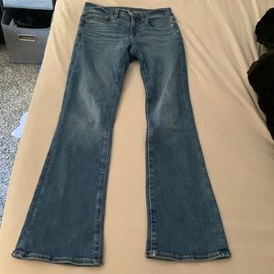 High rise skinny kick American eagle jean
